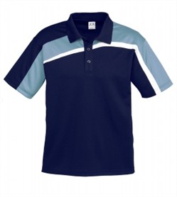 Velocity Polo/P111MS_Navy_SpringBlue_White.